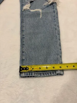 PacSun High Waisted Distressed Mom Jean - Size 25 thumbnail 7