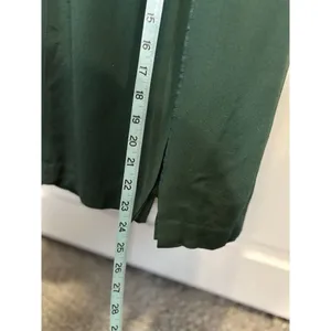 Loralie Maxi Formal Dress Sleeveless Green Strap V Neck Lined Size 6 Back‎ Zip thumbnail 8