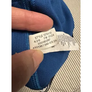 Under Armour Crossback Sports Bra Blue Print Logo Band Small Style 1376436 thumbnail 6