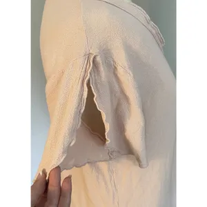 Oh My Gauze Dress‎ Women’s Sz 1 (S-M) Light Pink Flowy Short Sleeve Slit Sleeve thumbnail 6