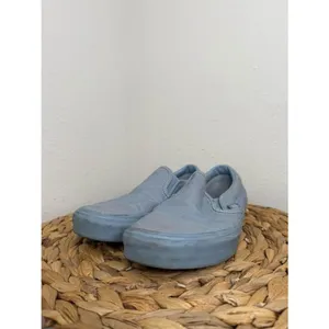 Vans CLASSIC SLIP-ON 'PASTEL MONO - DUSTY BLUE' shoes Sk8 tonal shoe thumbnail 2