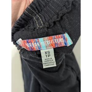 Urban Outfitters Harley Linen Jumpsuit Overalls Utility Dark Gray Black Women XS thumbnail 4
