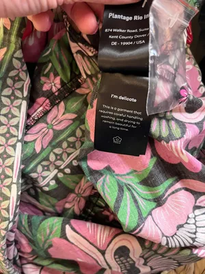 NWOT Farm Rio Floral Tiered Mini Dress - Pink & Green Size S thumbnail 11