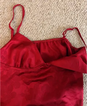Cropped blouse top Red thumbnail 3