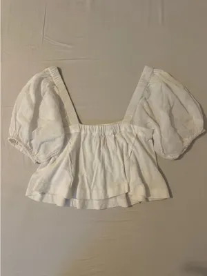 White Babydoll Top thumbnail 4