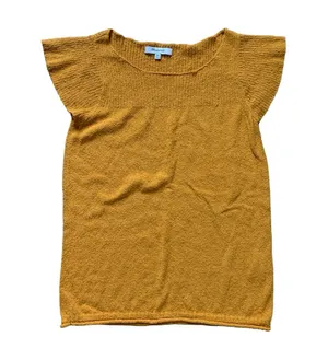Madewell Mustard Yellow Short Sleeve Top XXS thumbnail 1
