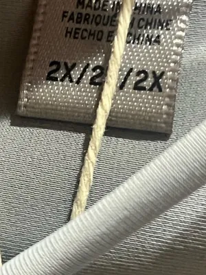 NEW SKIMS Size 2X Chrome Gray Cropped long Slevr thumbnail 6