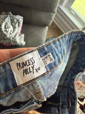 Princess Polly Shorts Denim thumbnail 4