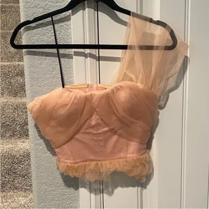 Revolve Marnie Top in Champagne Pink NBD xs thumbnail 4