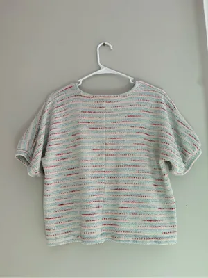 Madewell Mint Stripe Knit Short-Sleeve Top thumbnail 3