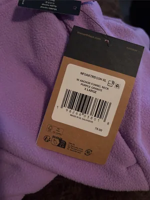 The North Face‎ w anchor funnel neck fleece jacket thumbnail 3