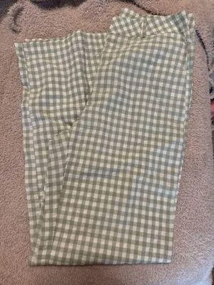Green Gingham Pants Shein thumbnail 1