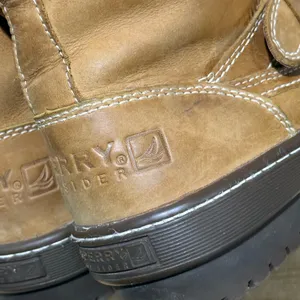 Sperry Saltwater‎ Leather Duck Boot Faux Fur Cuff Size 7 A38 thumbnail 8