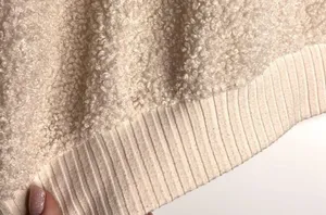 Porridge Sherpa Balloon Sleeve Crewneck Sweater Sweatshirt thumbnail 9