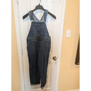 Vintage Union Bay Denim Jeans Bib Overalls Carpenter Blue Mens Size S thumbnail 4