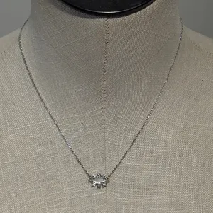 Kendra Scott Elisa Open Frame Crystal Pendant Necklace thumbnail 2