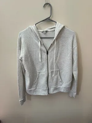 American Eagle Outfitters Gray Zip Up Sweatshirt thumbnail 1