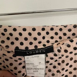 LOUBEN Skirt Size 14 Polka Dot Tie Waist Business Career Work Casual Size Zipper thumbnail 3