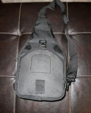 Tactical Sling Carry Tote. Black thumbnail 5