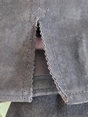 Vintage Margaret Godfrey Leather Suede Jacket Brown 10 thumbnail 13