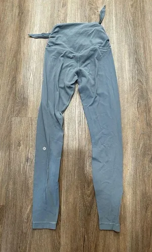 Lululemon‎ Align Pant Leggings 28" *Wrap Waist Size 6 Blue Charcoal thumbnail 2