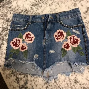 Free People Embroidered Skirt thumbnail 3