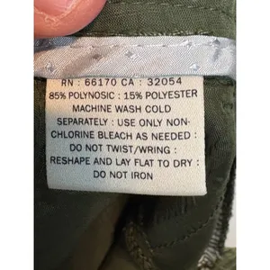 Anthropologie Coquille Olive Green Paperbag Waist Tapered Ankle Pants with Tie thumbnail 10