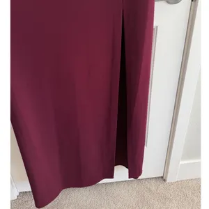 Sachin & Babi Brittany Stretch Crepe Cold-Shoulder Gown Size‎ 6 Deep Wine NWT thumbnail 7