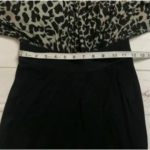 Asos Animal Print Long Sleeve Dress Size 4 thumbnail 7