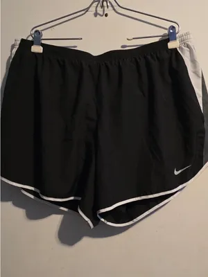 Nike Black Athletic Shorts with White Trim thumbnail 9