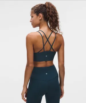 Lululemon Size 4 Like A Cloud Bra Longline B/C thumbnail 2