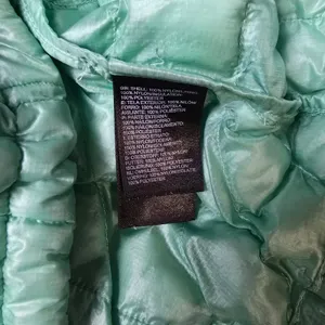 The North Face Womens Thermoball‎ Insulated Jacket Aqua Teal Lightweight Small thumbnail 4
