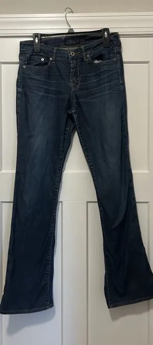 Vintage Lucky Brand Sweet N' Low Flare Jeans Size 10/30 Made in USA Y2K Low Rise thumbnail 1