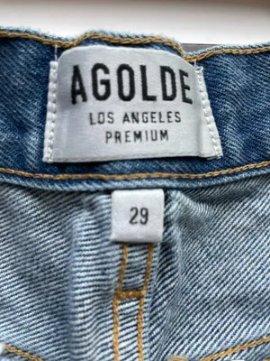 AGOLDE Shorts Denim Distressed thumbnail 4