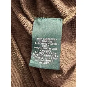 Lauren Jean Co green jacket brass detail front pockets‎ mock neck XL thumbnail 6