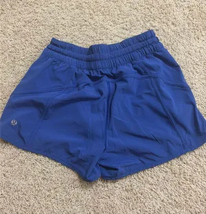 Blue Lululemon Shorts 8 thumbnail 3