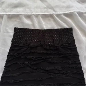 Y2K True Vintage 579 Ruffle Mini Skirt with Sparkle Waistband thumbnail 2