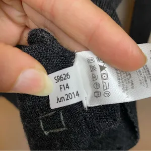 SMARTWOOL Merino Wool Blend Crewneck Pullover Sweater Black/Charcoal Gray Small thumbnail 11