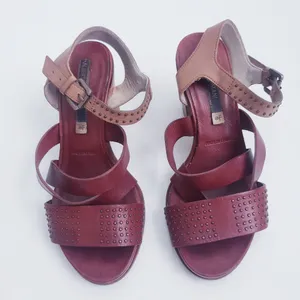 Alberto Fermani Stud Strappy Chunky Heels Size 6.5 thumbnail 2