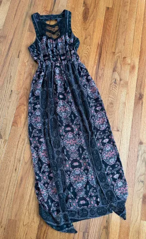 Free People Boho Lace Maxi Dress thumbnail 4