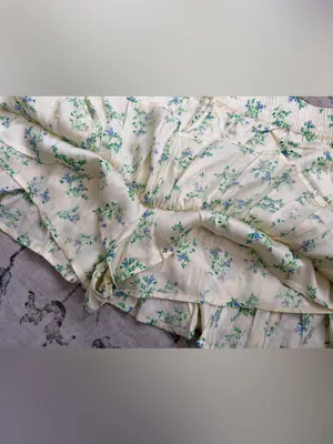 PINK Victoria's Secret Floral Ruffled Mini Skirt thumbnail 8