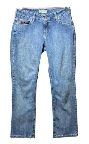 Wrangler Twenty X Jackson Womens 7/8 30 Medium Wash Slim Straight‎ Leg Jeans thumbnail 1