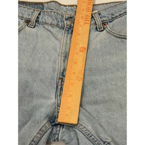 Vintage 1998 Levi's Denim Shorts Size 8 Light Wash High Waisted 550 Relaxed Fit thumbnail 7