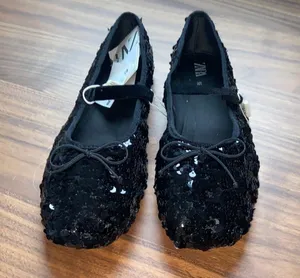 Sequin Ballet Flats. US 4 thumbnail 1