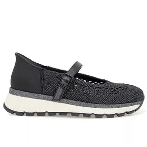 Kenneth Cole Reaction Kuerq EZ Mary Jane Sneakers in Black Knit, Size 5 thumbnail 13