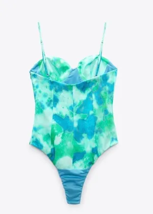 Zara Corset Bodysuit thumbnail 2