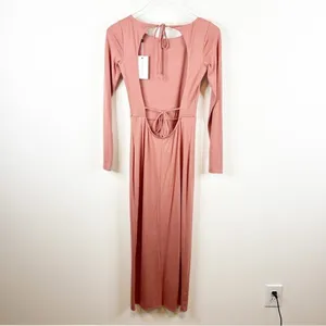 NWT Lovers + Friends Oaklee Bodycon Dress Women's‎ Size S Pink Barbiecore thumbnail 4