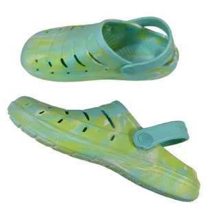 Rugged Shark Tie-die Green EVA Clogs Women’s Size 8 thumbnail 3