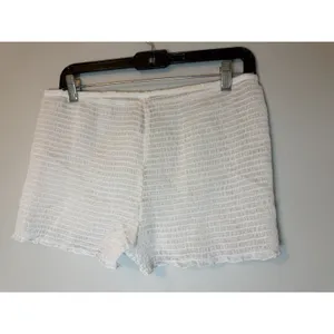 Skims 100% Silk Smocked Shear Boy Shorts Underwear PJ Bottom Sz L NWT $48 thumbnail 5