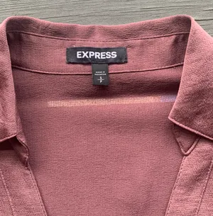 Collared Zipper Blouse thumbnail 4